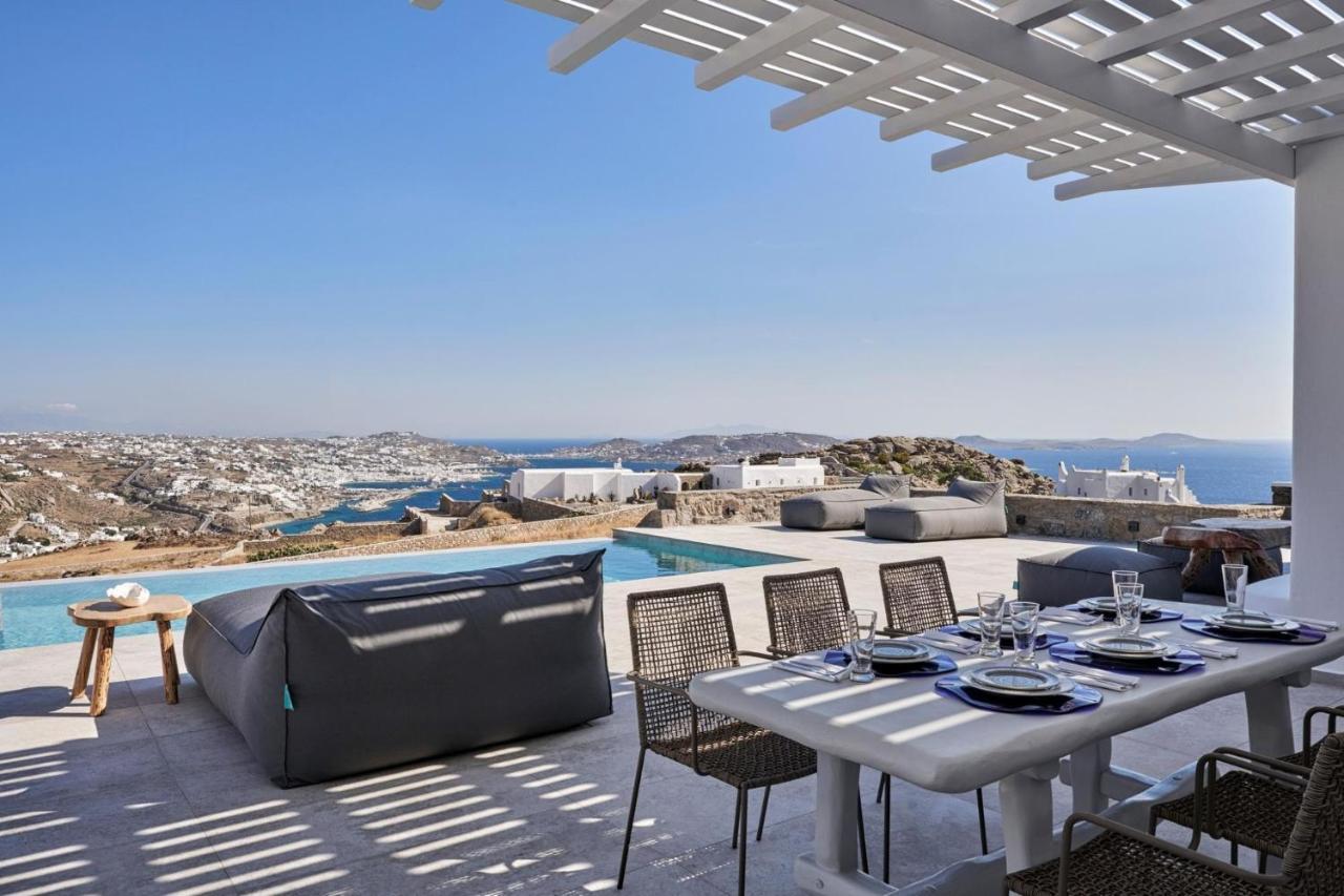 Annez Villa With Private Pool Panoramic Sea View Mykonos Town Экстерьер фото