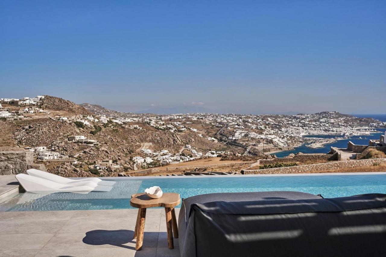 Annez Villa With Private Pool Panoramic Sea View Mykonos Town Экстерьер фото